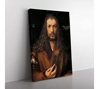 Big Box Art Albrecht Durer Self Portrait Canvas Wall Art Print Ready to Hang Picture, 76 x 50 cm (30 x 20 Inch), Multi-Coloured
