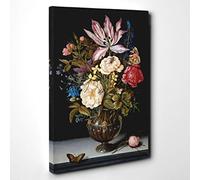 Big Box Art Ambrosius Bosschaert The Elder Still Life Flowers Canvas Wall Art Print Ready to Hang Picture, 30 x 20 Inch (76 x 50 cm), Multi-Coloured