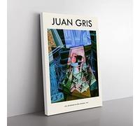 Big Box Art An Open Window Juan Gris Canvas Wall Art Print Ready to Hang Picture, 76 x 50 cm (30 x 20 Inch), Exhibition
