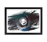 Big Box Art Architecture 3 V2 Framed Wall Art Picture Print Ready to Hang, Black A2 (62 x 45 cm)