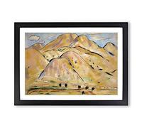 Big Box Art Arroyo Hondo by Marsden Hartley Framed Wall Art Picture Print Ready to Hang, Black A2 (62 x 45 cm)