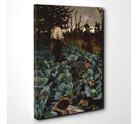 Big Box Art Arthur Melville A Cabbage Garden Canvas Wall Art Print Ready to Hang Picture, 30 x 20 Inch (76 x 50 cm), Multi-Coloured