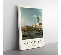 Big Box Art Ascension Day Vol.2 Giovanni Canaletto Canvas Wall Art Print Ready to Hang Picture, 76 x 50 cm (30 x 20 Inch), Exhibition