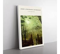 Big Box Art At The Park Gate John Atkinson Grimshaw Canvas Wall Art Print Ready to Hang Picture, 76 x 50 cm (30 x 20 Inch), Exhibition