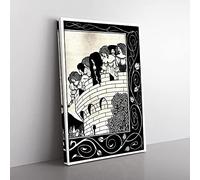 Big Box Art Aubrey Beardsley A Devil in Womans Likeness Canvas Wall Art Print Ready to Hang Picture, 76 x 50 cm (30 x 20 Inch), Multi-Coloured