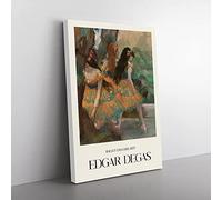 Big Box Art Ballet Ballerina Dancers On Stage Edgar Degas Canvas Wall Art Print Ready to Hang Picture, 76 x 50 cm (30 x 20 Inch), Exhibition