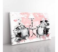 Big Box Art Banksy Postmortem Punks Not Dead Graffiti (1) V3 Canvas Wall Art Print Ready to Hang Picture, 76 x 50 cm (30 x 20 Inch), Multi-Coloured