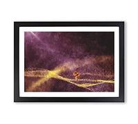 Big Box Art Butterfly Vol.1 Painting Framed Wall Art Picture Print Ready to Hang, Black A2 (62 x 45 cm)