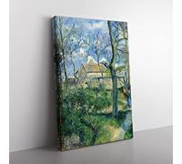 Big Box Art Camille Pissaro The Path to Les Pouilleux, Pontoise Canvas Wall Art Print Ready to Hang Picture, 76 x 50 cm (30 x 20 Inch), Multi-Coloured