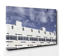 Big Box Art Canvas Print Wall Art Architecture Building (1) | Mounted and Stretched Box Frame Picture | Home Decor for Kitchen, Living, Dining Room, Bedroom, Hallway, Multi-Colour, 30x20 Inch