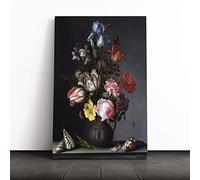 Big Box Art Canvas Print Wall Art Balthasar Van der AST Still Life | Mounted and Stretched Box Frame Picture | Home Decor for Kitchen, Living Room, Bedroom, Hallway, Multi-Colour, 30x20 Inch