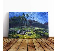 Big Box Art Canvas Print Wall Art Emily Carr Odds and Ends | Mounted and Stretched Box Frame Picture | Home Decor for Kitchen, Living, Dining Room, Bedroom, Hallway, Multi-Colour, 20x14 Inch