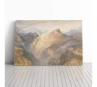 Big Box Art Canvas Print Wall Art J.M.W (Joseph Mallord William Turner) Fort | Mounted & Stretched Box Frame Picture | Home Decor for Kitchen, Living Room, Bedroom, Multi-Colour, 24x16 Inch