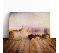 Big Box Art Canvas Print Wall Art Joseph Mallord William Turner St Pauls Cathedral | Mounted & Stretched Box Frame Picture | Home Decor for Kitchen, Living Room, Bedroom, Multi-Colour, 20x14 Inch