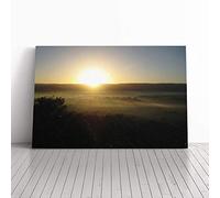 Big Box Art Canvas Print Wall Art Kenya Landscape Africa (2) | Mounted & Stretched Box Frame Picture | Home Decor for Kitchen, Living Room, Bedroom, Hallway, Multi-Colour, 30x20 Inch