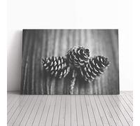 Big Box Art Canvas Print Wall Art Landscape Forest Acorns | Mounted and Stretched Box Frame Picture | Home Decor for Kitchen, Living, Dining Room, Bedroom, Hallway, Multi-Colour, 20x14 Inch