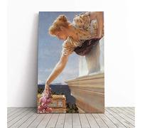 Big Box Art Canvas Print Wall Art Lawrence Alma-Tadema God Speed | Mounted and Stretched Box Frame Picture | Home Decor for Kitchen, Living Room, Bedroom, Hallway, Multi-Colour, 24x16 Inch
