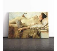Big Box Art Canvas Print Wall Art Lawrence Alma-Tadema Tepidarium | Mounted and Stretched Box Frame Picture | Home Decor for Kitchen, Living Room, Bedroom, Hallway, Multi-Colour, 30x20 Inch