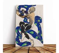 Big Box Art Canvas Print Wall Art Leon Bakst Apre Midi | Mounted and Stretched Box Frame Picture | Home Decor for Kitchen, Living, Dining Room, Bedroom, Hallway, Multi-Colour, 30x20 Inch