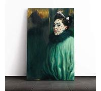 Big Box Art Canvas Print Wall Art Louis Anquetin Women with a Veil | Mounted and Stretched Box Frame Picture | Home Decor for Kitchen, Living Room, Bedroom, Hallway, Multi-Colour, 30x20 Inch