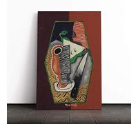 Big Box Art Canvas Print Wall Art Louis Marcoussis Abstract | Mounted and Stretched Box Frame Picture | Home Decor for Kitchen, Living, Dining Room, Bedroom, Hallway, Multi-Colour, 24x16 Inch