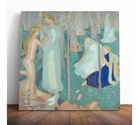 Big Box Art Canvas Print Wall Art Maurice Denis Springtime | Mounted and Stretched Box Frame Picture | Home Decor for Kitchen, Living, Dining Room, Bedroom, Hallway, Muli-Colour, 14x14 Inch
