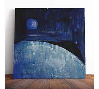 Big Box Art Canvas Print Wall Art Mikalojus Konstantinas Ciurlionis Creation of The World 2 | Stretched Box Frame Picture | Home Decor for Kitchen, Living Room, Bedroom, Muli-Colour, 20x20 Inch