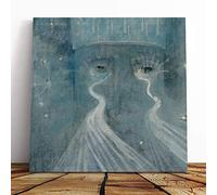 Big Box Art Canvas Print Wall Art Mikalojus Konstantinas Ciurlionis Eternity | Mounted & Stretched Box Frame Picture | Home Decor for Kitchen, Living Room, Bedroom, Hallway, Muli-Colour, 20x20 Inch