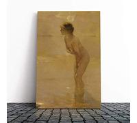 Big Box Art Canvas Print Wall Art Paul Emile Chabas September Morn | Mounted and Stretched Box Frame Picture | Home Decor for Kitchen, Living Room, Bedroom, Hallway, Multi-Colour, 30x20 Inch