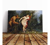 Big Box Art Canvas Print Wall Art Peter Paul Rubens Sensation and Sensuality | Mounted & Stretched Box Frame Picture | Home Decor for Kitchen, Living Room, Bedroom, Hallway, Multi-Colour, 30x20 Inch