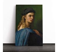 Big Box Art Canvas Print Wall Art Raphael Bindo Altoviti | Mounted and Stretched Box Frame Picture | Home Decor for Kitchen, Living, Dining Room, Bedroom, Hallway, Multi-Colour, 24x16 Inch