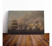 Big Box Art Canvas Print Wall Art Samuel Scott Cape of Good Hope | Mounted and Stretched Box Frame Picture | Home Decor for Kitchen, Living Room, Bedroom, Hallway, Multi-Colour, 30x20 Inch