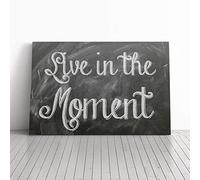Big Box Art Canvas Print Wall Art Sentiment Inspirational Quote (2) | Mounted & Stretched Box Frame Picture | Home Decor for Kitchen, Living Room, Bedroom, Hallway, Multi-Colour, 24x16 Inch