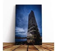 Big Box Art Canvas Print Wall Art Seoul South Korea City | Mounted and Stretched Box Frame Picture | Home Decor for Kitchen, Living, Dining Room, Bedroom, Hallway, Multi-Colour, 20x14 Inch