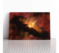 Big Box Art Canvas Print Wall Art Space | Mounted and Stretched Box Frame Picture | Home Decor for Kitchen, Living, Dining Room, Bedroom, Hallway, Multi-Colour, 20x14 Inch