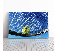 Big Box Art Canvas Print Wall Art Tennis Ball | Mounted and Stretched Box Frame Picture | Home Decor for Kitchen, Living, Dining Room, Bedroom, Hallway, Multi-Colour, 30x20 Inch