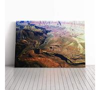 Big Box Art Canvas Print Wall Art The Grand Canyon (6) | Mounted and Stretched Box Frame Picture | Home Decor for Kitchen, Living, Dining Room, Bedroom, Hallway, Multi-Colour, 24x16 Inch
