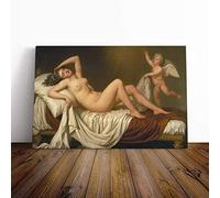 Big Box Art Canvas Print Wall Art Titian Danae | Mounted and Stretched Box Frame Picture | Home Decor for Kitchen, Living, Dining Room, Bedroom, Hallway, Multi-Colour, 30x20 Inch