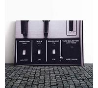 Big Box Art Canvas Print Wall Art Vintage Music Player (7) | Mounted and Stretched Box Frame Picture | Home Decor for Kitchen, Living, Dining Room, Bedroom, Hallway, Multi-Colour, 20x14 Inch