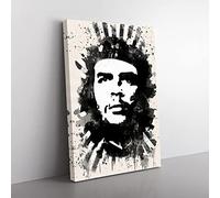 Big Box Art Che Guevara French Cream Canvas Wall Art Print Ready to Hang Picture, 76 x 50 cm (30 x 20 Inch), Multi-Coloured