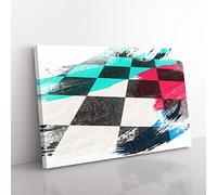 Big Box Art Chess Chessboard V2 Canvas Wall Art Print Ready to Hang Picture, 76 x 50 cm (30 x 20 Inch), Multi-Coloured