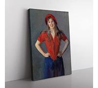 Big Box Art Christian Krohg Oda Canvas Wall Art Print Ready to Hang Picture, 76 x 50 cm (30 x 20 Inch), Multi-Coloured