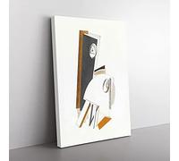 Big Box Art Composition Vol.5 by El Lissitzky Canvas Wall Art Print Ready to Hang Picture, 76 x 50 cm (30 x 20 Inch), White, Black, Grey