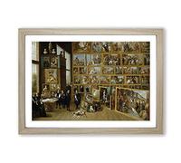 Big Box Art David Teniers III Maturity Framed Wall Art Picture Print Ready to Hang, Oak A2 (62 x 45 cm)