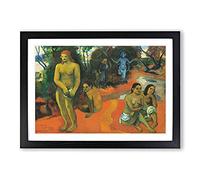 Big Box Art Delectable Waters by Paul Gauguin Framed Wall Art Picture Print Ready to Hang, Black A2 (62 x 45 cm)