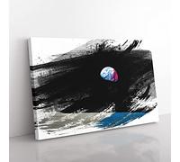 Big Box Art Earth from Space NASA (2) V2 Canvas Wall Art Print Ready to Hang Picture, 76 x 50 cm (30 x 20 Inch), Multi-Coloured