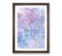 Big Box Art Eclipse of The Light in Abstract Framed Wall Art Picture Print Ready to Hang, Walnut A2 (62 x 45 cm)