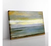 Big Box Art Edgar Degas Beach at Low The Tide Canvas Wall Art Print Ready to Hang Picture, 76 x 50 cm (30 x 20 Inch), Multi-Coloured