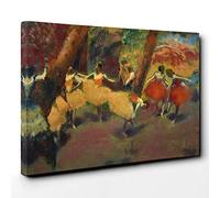 Big Box Art Edgar Degas Before The Performance Canvas Wall Art Print Ready to Hang Picture, 30 x 20 Inch (76 x 50 cm), Multi-Coloured