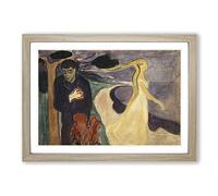 Big Box Art Edvard Munch Separation Framed Wall Art Picture Print Ready to Hang, Oak A2 (62 x 45 cm)